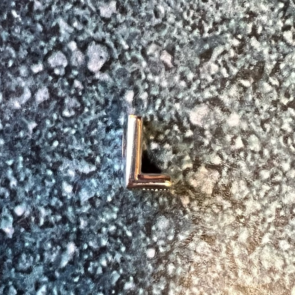 Authentic PANDORA “L” Charm